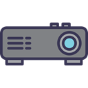 picture, Projector, video, technology, image Gray icon
