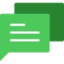 Chat MediumSeaGreen icon