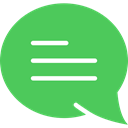 Chat MediumSeaGreen icon