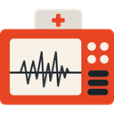 Electrocardiogram Chocolate icon