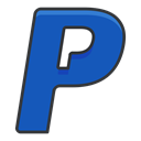 network, Social, paypal, payment, media RoyalBlue icon