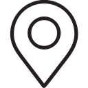 location, pin, Misc Black icon