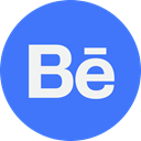 Behance RoyalBlue icon