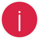 informations, Information, Info Crimson icon