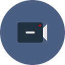 Camera, player, cinema, movie, media, video, film DarkSlateBlue icon