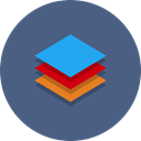 type, stack, Abstract, Data DarkSlateBlue icon