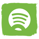 Spotify, Social YellowGreen icon