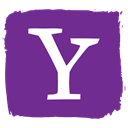 Social, yahoo DarkSlateBlue icon