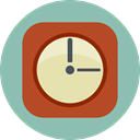 waker, Clock, time, hour, Alarm DarkGray icon