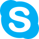 Skype, Logo DeepSkyBlue icon