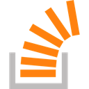 stack overflow Black icon