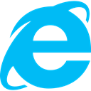 Ie, internet explorer DeepSkyBlue icon