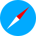 safari DeepSkyBlue icon