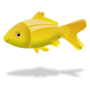 Animal, fish Black icon
