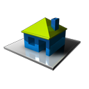 homepage, Home, house, Building Black icon
