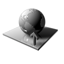 world, earth, globe, planet, uploadblocked DarkSlateGray icon