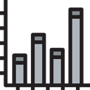 graph, Stats, graphic, statistics, Business And Finance, Business, Bar chart Black icon