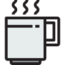food, Coffee, mug, coffee cup, Food And Restaurant, Tea Cup, hot drink, Chocolate Lavender icon