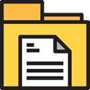 document, record, Files And Folders, documents, Business, Folder, File SandyBrown icon