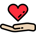 miscellaneous, Heart, donation, Solidarity, Charity Icon