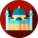 Ancient, turkey, Monument, landmark, istanbul, Hagia Sophia, Monuments, Architectonic Firebrick icon