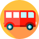 vehicle, school bus, transportation, Bus, Automobile, transport, Public transport SandyBrown icon