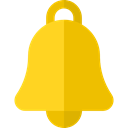 bell, Tools And Utensils, Alarm, musical instrument, Music And Multimedia, music, Alert Gold icon