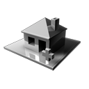 Home, house, Building, homepage, addblocked Black icon