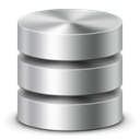 Database, db Silver icon