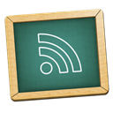 education, green, Black board, teaching, Rss, learn, teach, school, subscribe, feed DarkSlateGray icon