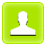 Vcard, business card, profile GreenYellow icon