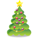 plant, christmas, Tree Black icon