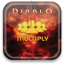 diablo, multiply Black icon