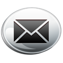 silver, mail Black icon