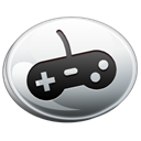 controller, Game, silver Black icon