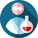 job, teacher, Professions And Jobs, Occupation, scientist, Avatar, user, profession Teal icon
