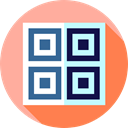 Code, qr code, technology, Quick Response, Multimedia, scan, ui LightPink icon