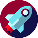 Space Ship, transportation, Rocket Launch, Business, Rocket Ship, Spacecrafts, Rocket, transport Brown icon