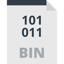 Bin File, Bin Format, interface, Bin, Files And Folders, Binary File, file format, Bin File Format Lavender icon
