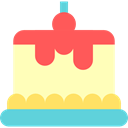 Food And Restaurant, cake, Dessert, sweet, food, baker, Bakery LemonChiffon icon