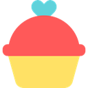 Dessert, Bakery, Food And Restaurant, sweet, food, cupcake, baked, muffin Tomato icon