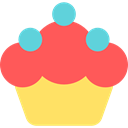muffin, Dessert, sweet, Food And Restaurant, baked, food, Bakery, cupcake Tomato icon