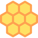 honeycomb, Honey, Food And Restaurant, organic, Bees Khaki icon