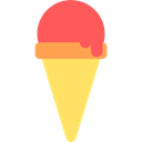 Summertime, Food And Restaurant, food, Ice cream, summer, Dessert, sweet Black icon