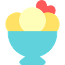 sweet, Ice cream, food, Summertime, summer, Food And Restaurant, Dessert MediumTurquoise icon