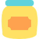 Jar, Conserve, jam, breakfast, Food And Restaurant, food Khaki icon