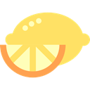 food, Lemon, Food And Restaurant, vegetarian, Citrus, organic, diet, Healthy Food, Fruit, vegan Khaki icon