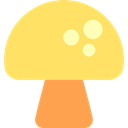 nature, Mushroom, Fungi, food, Food And Restaurant, Muscaria Khaki icon