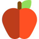 Healthy Food, diet, Fruit, vegan, Apple, food, organic, Food And Restaurant, vegetarian Firebrick icon