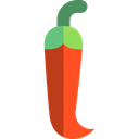 food, organic, hot, vegetarian, pepper, Chili Pepper, Food And Restaurant, Spicy, Chili, vegan Black icon